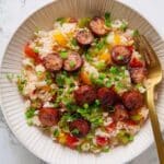 One Pot Smoked Sausage and Rice Recipe