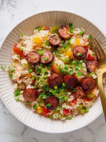 One Pot Smoked Sausage and Rice Recipe