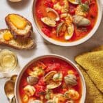 Classic French Bouillabaisse with Rouille and Crostini Recipe
