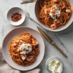 Spicy Lobster Bucatini with Burrata Recipe