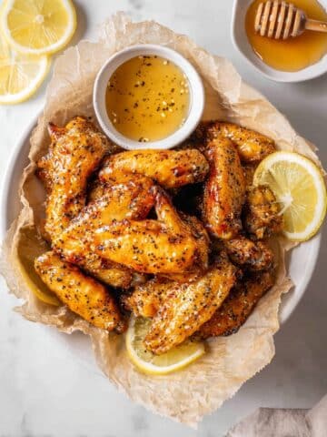 Honey Lemon Pepper Wings Recipe