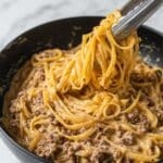 Garlic Butter Beef Pasta Recipe