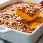 Sweet Potato Casserole with Pecan Topping Recipe