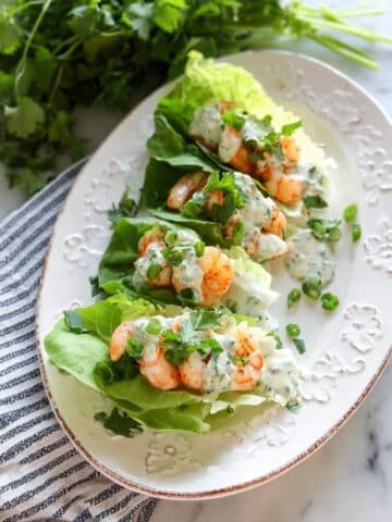 Cilantro Lime Shrimp Wraps Recipe