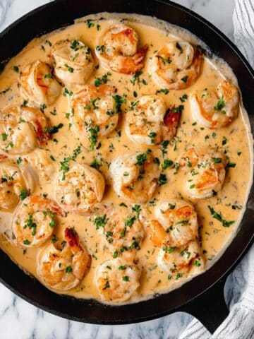 Creamy Garlic Shrimp Recipe
