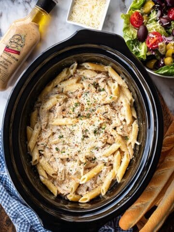 Slow Cooker Olive Garden Chicken Pasta Recipe