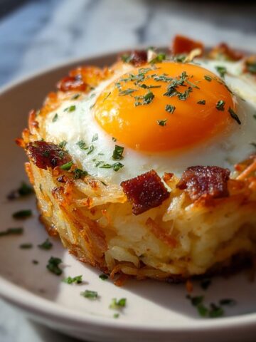 Baked Eggs Napoleon Recipe