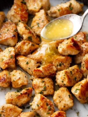 Garlic Butter Chicken Bites Recipe