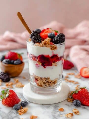 Whipped Cottage Cheese Parfait Recipe