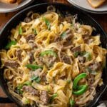 Philly Cheesesteak Pasta Recipe