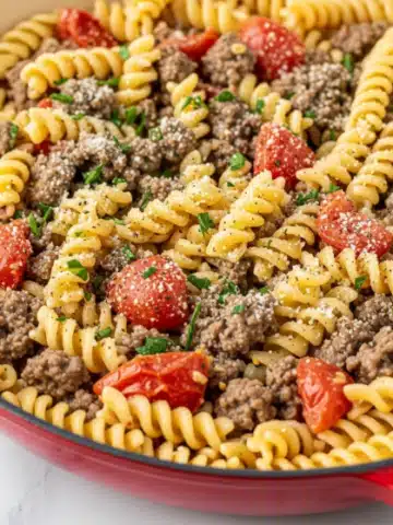Easy Creamy Ground Beef Pasta Recipe