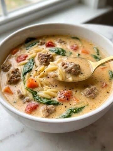 Italian Sausage Orzo Soup Recipe