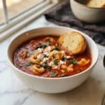 Tortellini Soup with Italian Sausage and Spinach Recipe