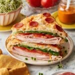 Crunchy Pepperoni Wrap Recipe