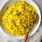 Mediterranean Yellow Rice with Turmeric and Toasted Pine Nuts Recipe