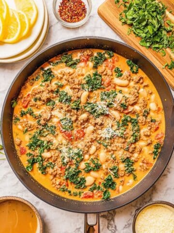 Sausage and White Bean Skillet Recipe