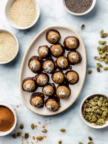 Protein and Fiber Buckeye Balls Recipe