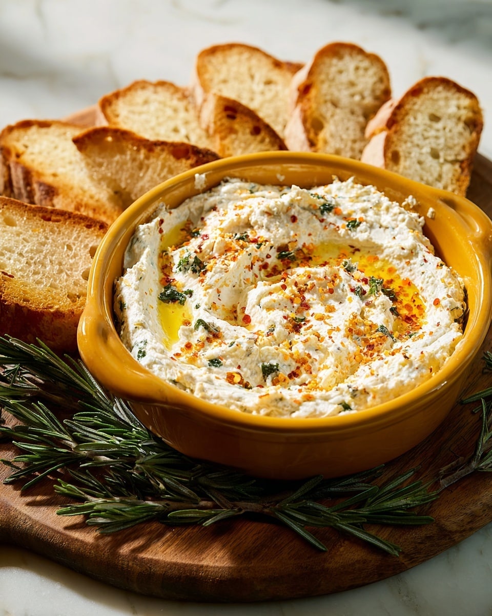 Hot Honey Boursin Dip Recipe - Recipe Image