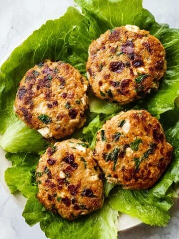 Greek Chicken Burgers Recipe