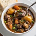 Beef Instant Pot Irish Stew with Guinness and Veggies Recipe