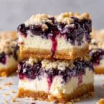 Gluten Free Blueberry Cheesecake Bars Recipe