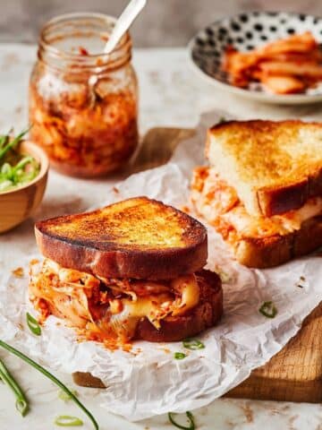 Viral Kimchi Grilled Cheese Recipe