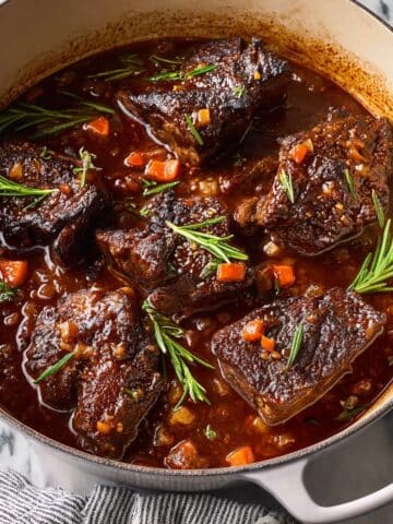 Fall Off The Bone Braised Red Wine Short Ribs Recipe