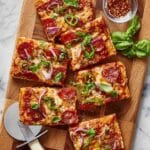 Pepperoni & Veggie Chicken Crust Pizza Recipe