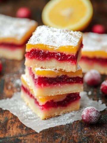 Cranberry Lemon Bars Recipe