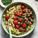 Sausage, Cabbage and White Bean Skillet Recipe