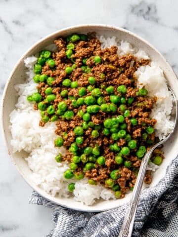 Gingery Ground Beef (Soboro Donburi) Recipe