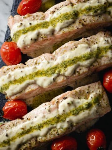 Pesto Salmon Recipe