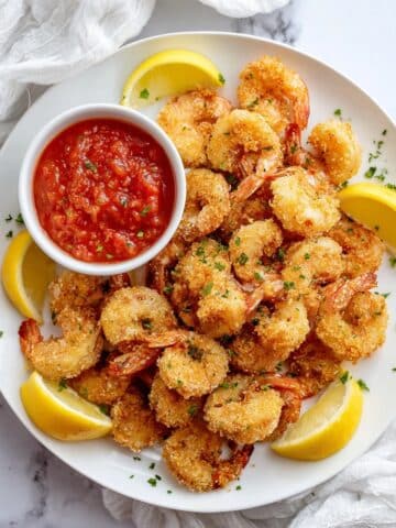 Crispy Fried Shrimp with Homemade Dipping Sauce Recipe