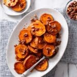 Melting Sweet Potatoes with Maple Pecan Topping Recipe