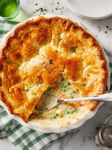 Creamy Chicken Pot Pie with Flaky Pie Crust Recipe