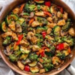 Chicken Stir Fry with Vegetables and Cashews Recipe