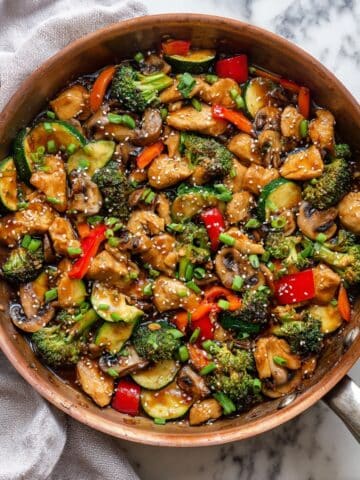 Chicken Stir Fry with Vegetables and Cashews Recipe