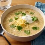 White Turkey Chili with Green Chile and Monterey Jack Recipe