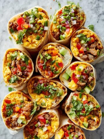 Homemade Breakfast Burrito Recipe