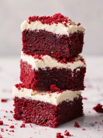 Red Velvet Brownies with Cream Cheese Frosting Recipe