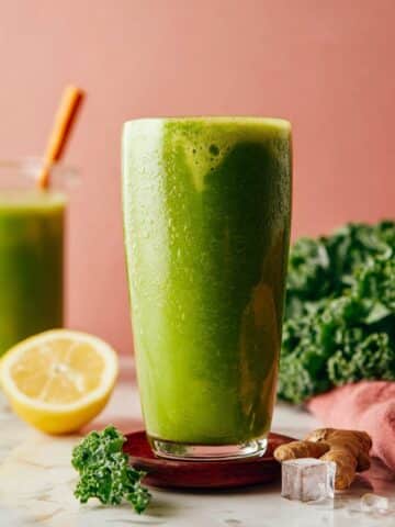 Mango Ginger Kale Green Smoothie Recipe