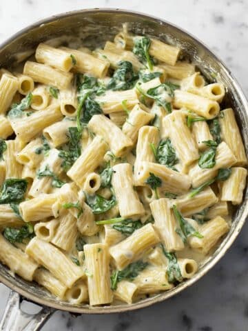 Creamy Spinach Pasta Recipe