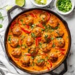 One-Pan Thai Chicken Meatballs Recipe