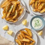 Greek Potatoes with Herbs, Lemon, and Parmesan Recipe