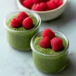 Matcha Chia Pudding with Raspberries and Almonds Recipe
