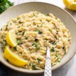 One Pot Lemon Orzo Pasta Recipe