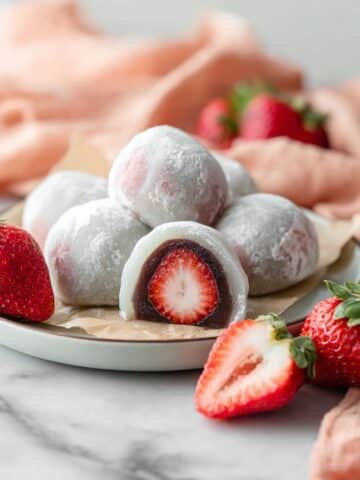 Strawberry Mochi (Ichigo Daifuku) Recipe