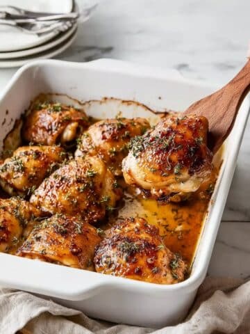Honey Mustard Baked Chicken Thighs Recipe