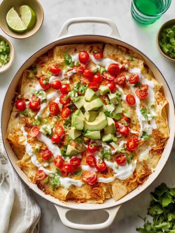 Skillet Chicken Enchiladas Recipe