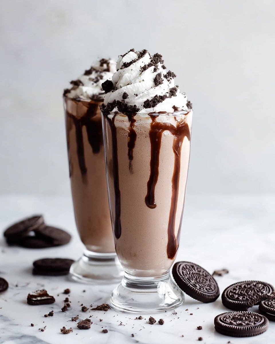Creamy Oreo Milkshake Recipe - Recipe Image